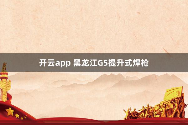 開云app 黑龍江G5提升式焊槍